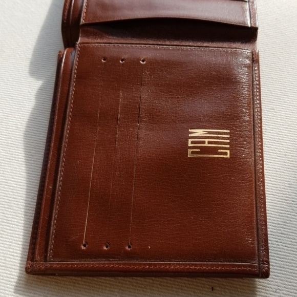New Mark Cross Bifold Wallet With Snap Pocket - Picture 3 of 8